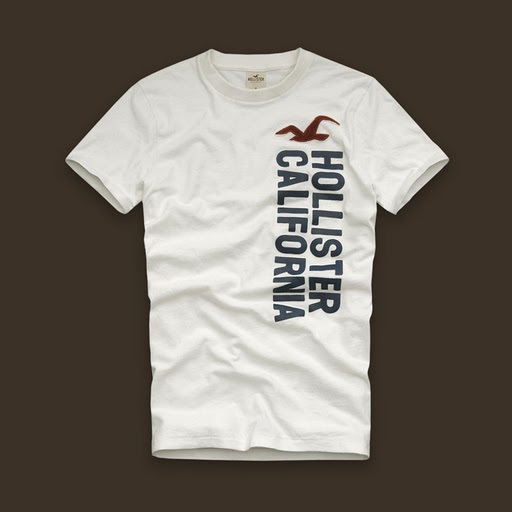 Hollister Hombres De Cuello Redondo Corto Remera HCO3962
